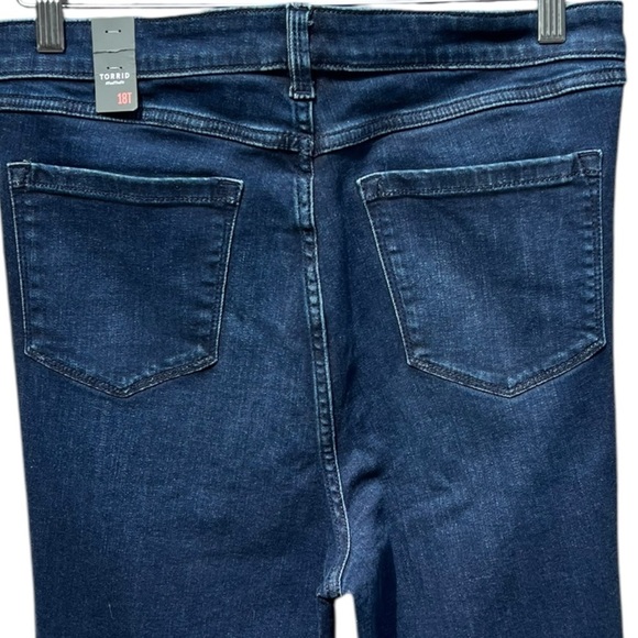 🌻NEW w.tags TORRID MidFit Skinny Super Soft High-Rise Jean Size 18Tall - Picture 6 of 13